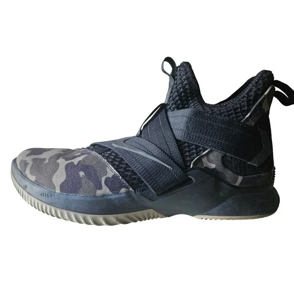 Nike LeBron Soldier 12 XII Mens 13 Camo‎ Olive BlackBasketball Shoes